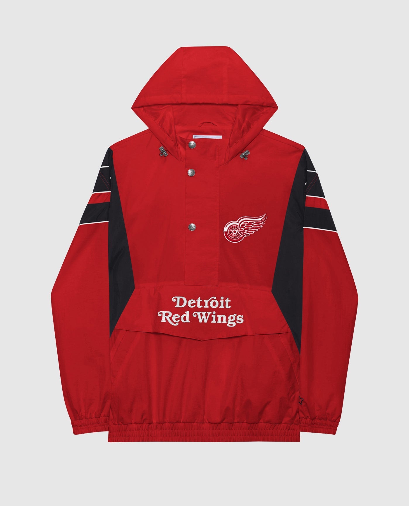 Image of Detroit Red Wings Home Team Half-Zip Jacket