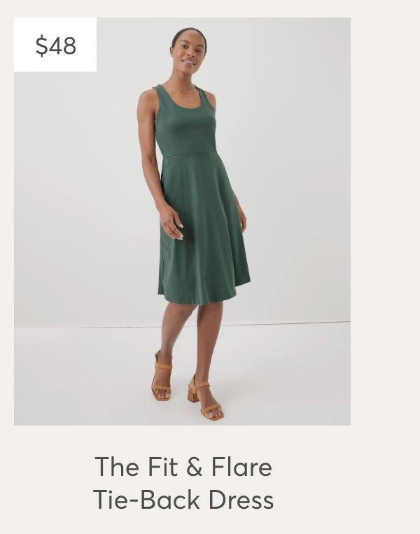 The Fit & Flare Tie-Back Dress