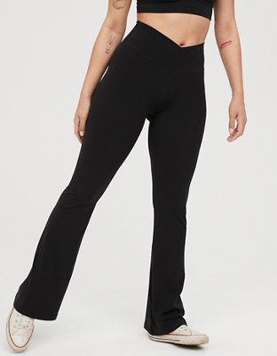 OFFLINE By Aerie Real Me High Waisted Crossover Flare Legging