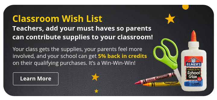 Classroom Wish List 