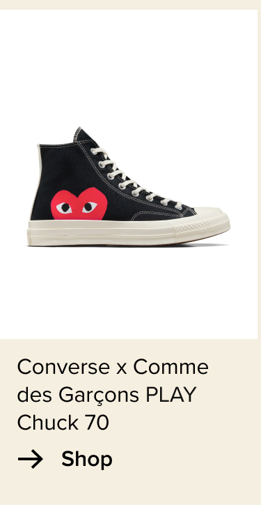 Shop: Converse x Comme des Garçons PLAY Chuck 70