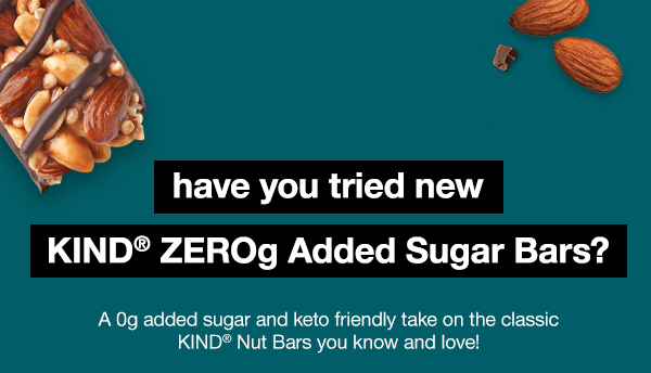 shop KIND® ZEROg Added Sugar Bars