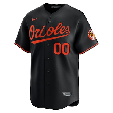  Nike  Black   Alternate Limited Custom Jersey