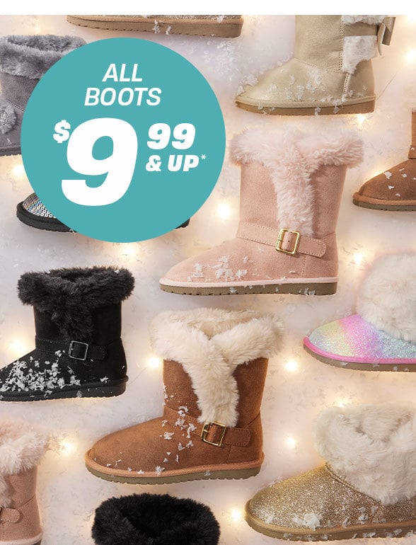 $9.99 & Up All Boots