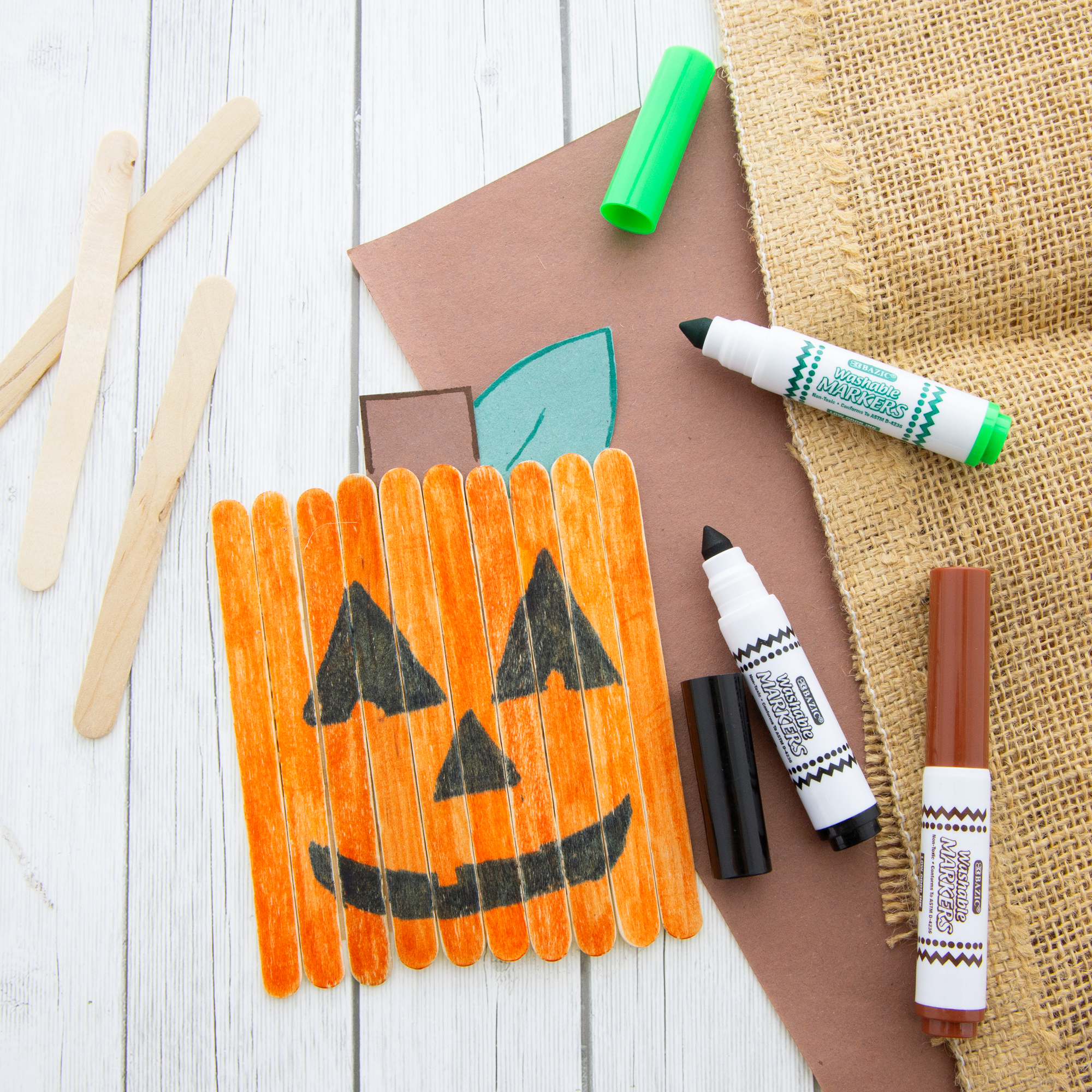 Image of Fall Craft Kit: Pumpkin, Turkey,  Scarecrow Head