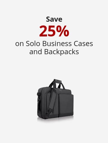 Save 25% on Solo Business Cases and Backpacks