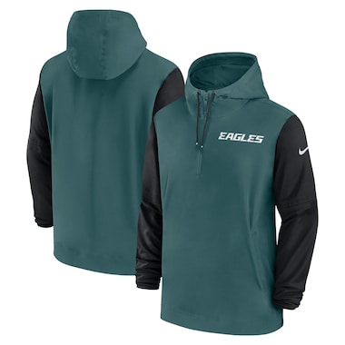  Nike Midnight Green/Black  2024/25 Sideline Pre-Game Player 1/2-Zip Hoodie Jacket