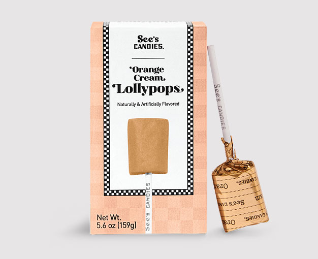 Orange Cream Lollypops