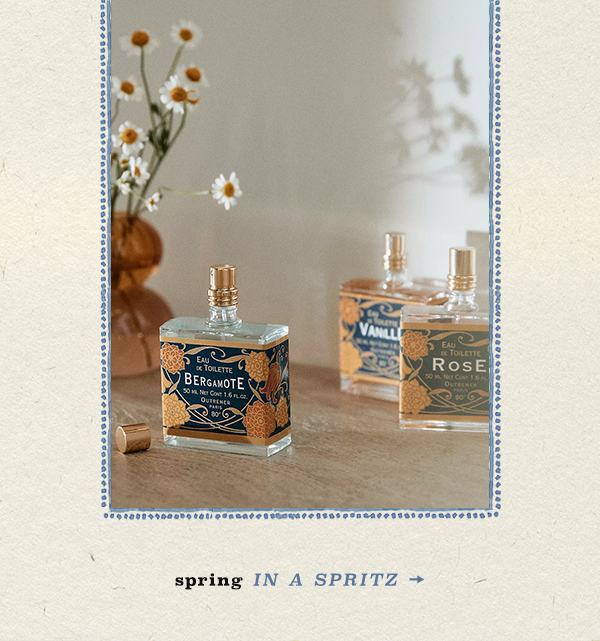 Perfume. Spring in a spritz.