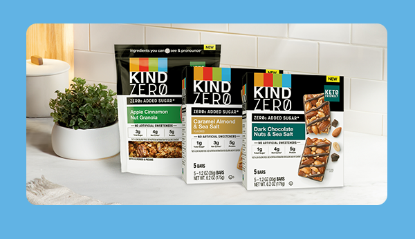 shop KIND® ZEROg Added Sugar Bars