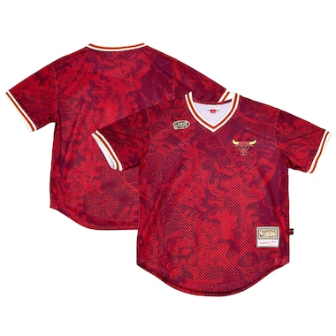  Mitchell & Ness  Red  Chinese New Year 4.0 Mesh Top