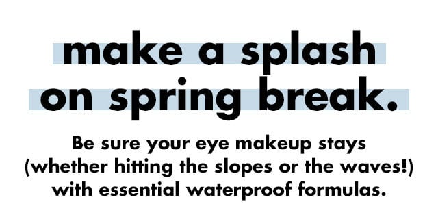 be sure your eye makeup stays