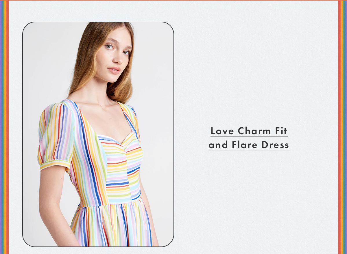 Love Charm Fit and Flare Dress