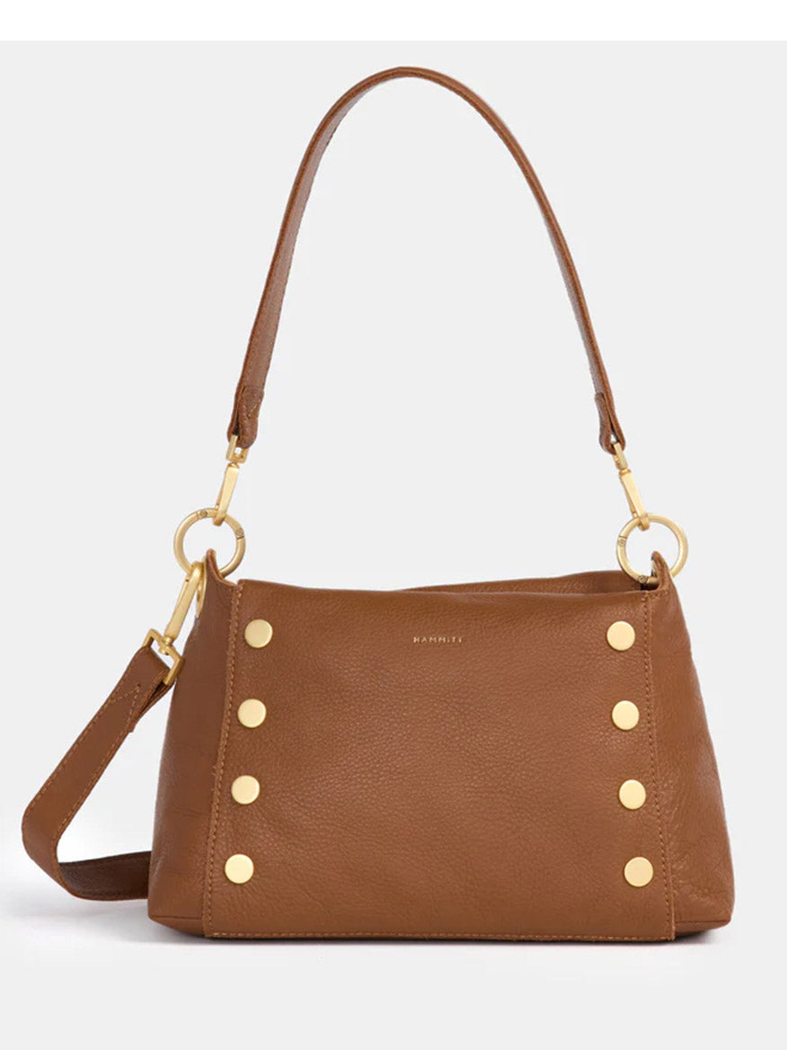 Image of Hammitt Los Angeles Bryant Medium Crossbody Bag in Mahogany Pebble