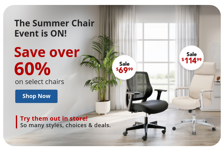 Save Over 60% on select chairs