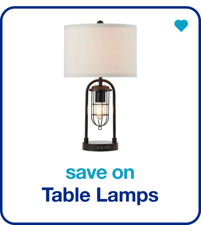 Save on Table Lamps