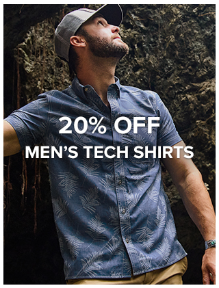 20% Off Men's Tech Shirts