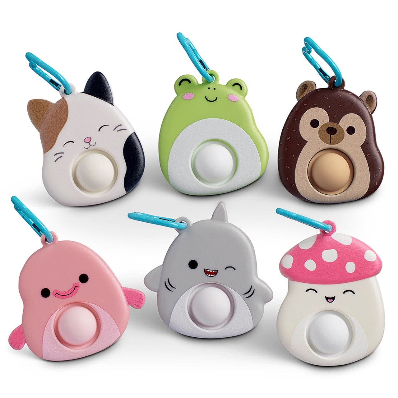 Top Trenz 3.5 Inch Squishmallow Mega Pop Keychain Fidget Toy