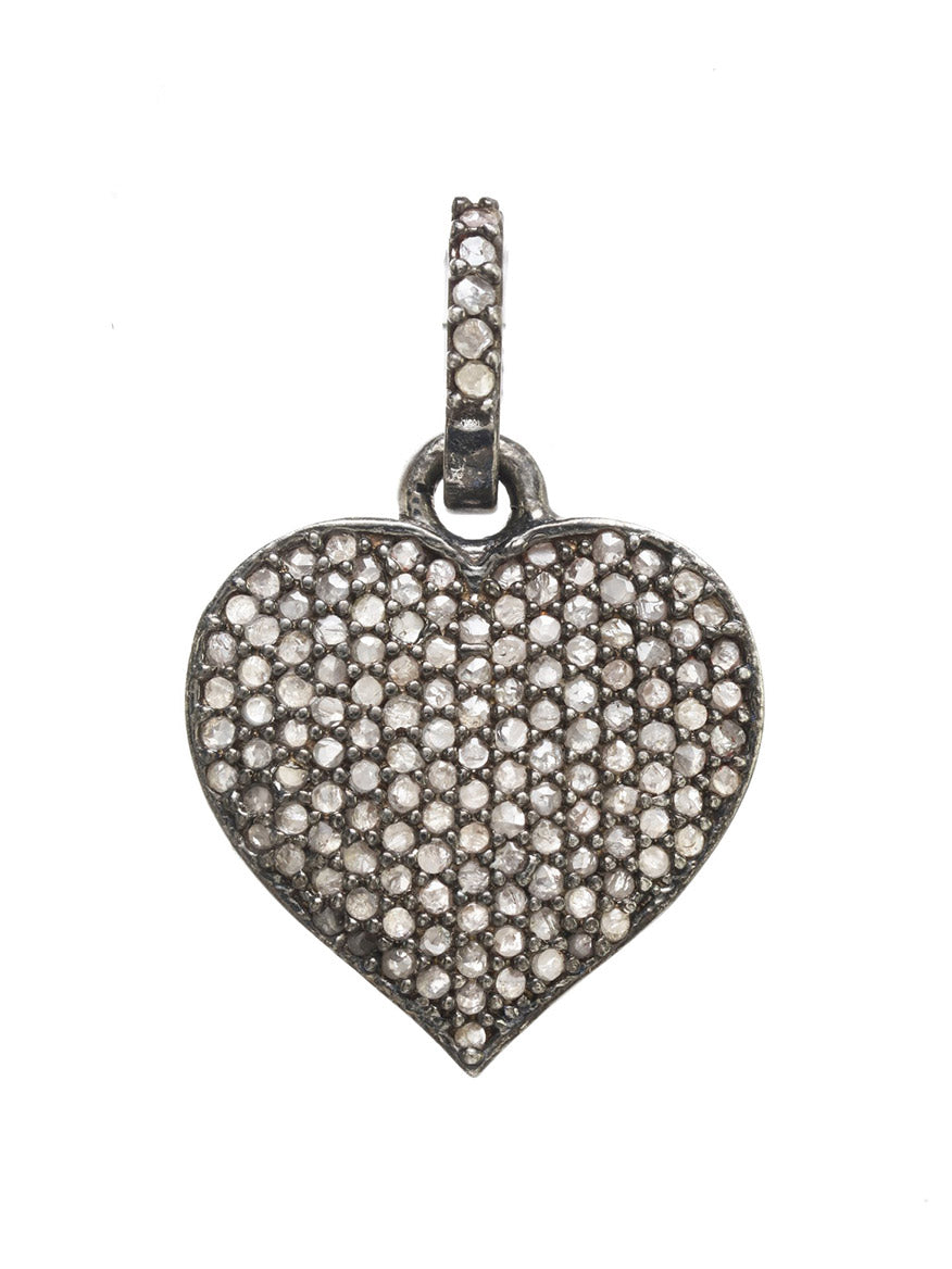 Image of Margo Morrison Diamond Heart Charm