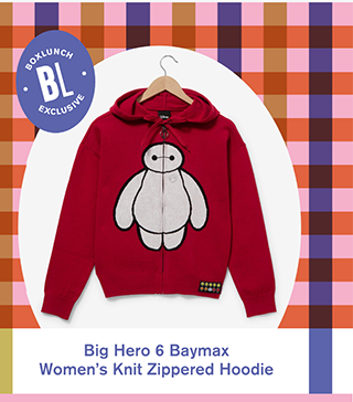 Big Hero 6 Baymax Women's Knit Zippered Hoodie