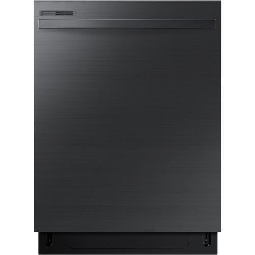 Samsung 55 dBA Hidden Control Dishwasher in Black Stainless with Linear Wash System