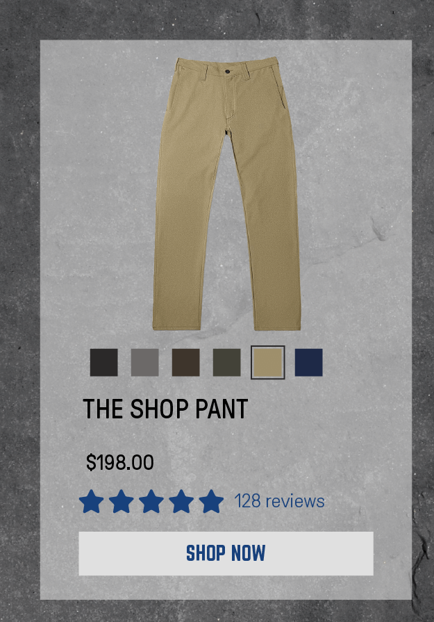 The Shop Pant in Khaki