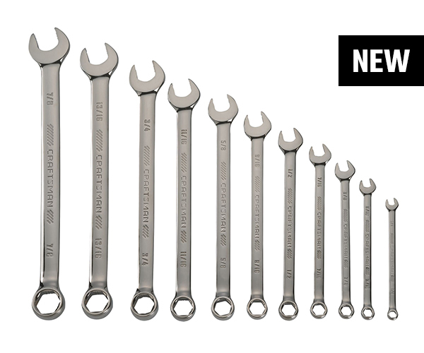 11pc OVERDRIVE™ SAE Wrench Set