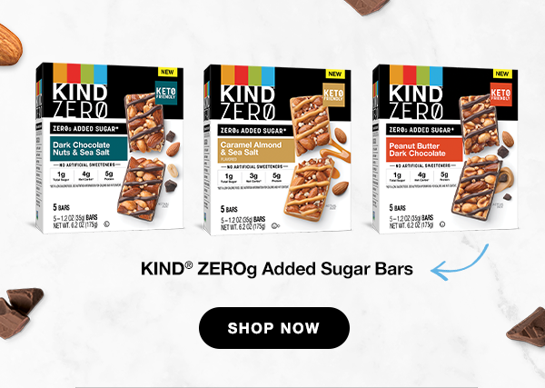 KIND® ZEROg Added Sugar Bars