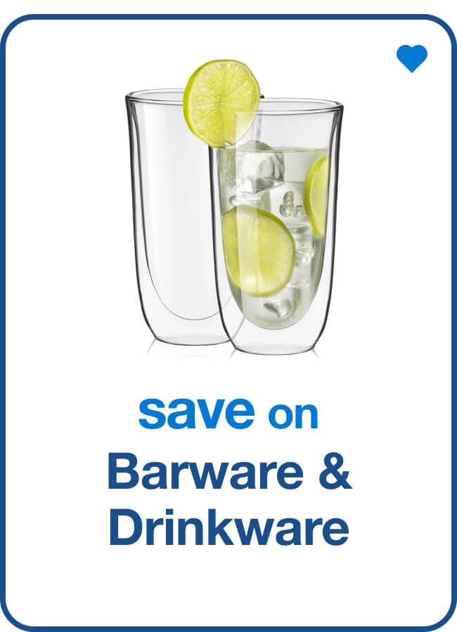 Save on Barware & Drinkware â€” Shop Now!