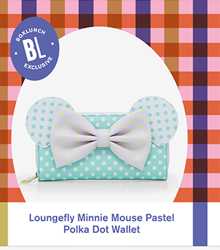 Loungefly Minnie Mouse Pastel Polka Dot Wallet