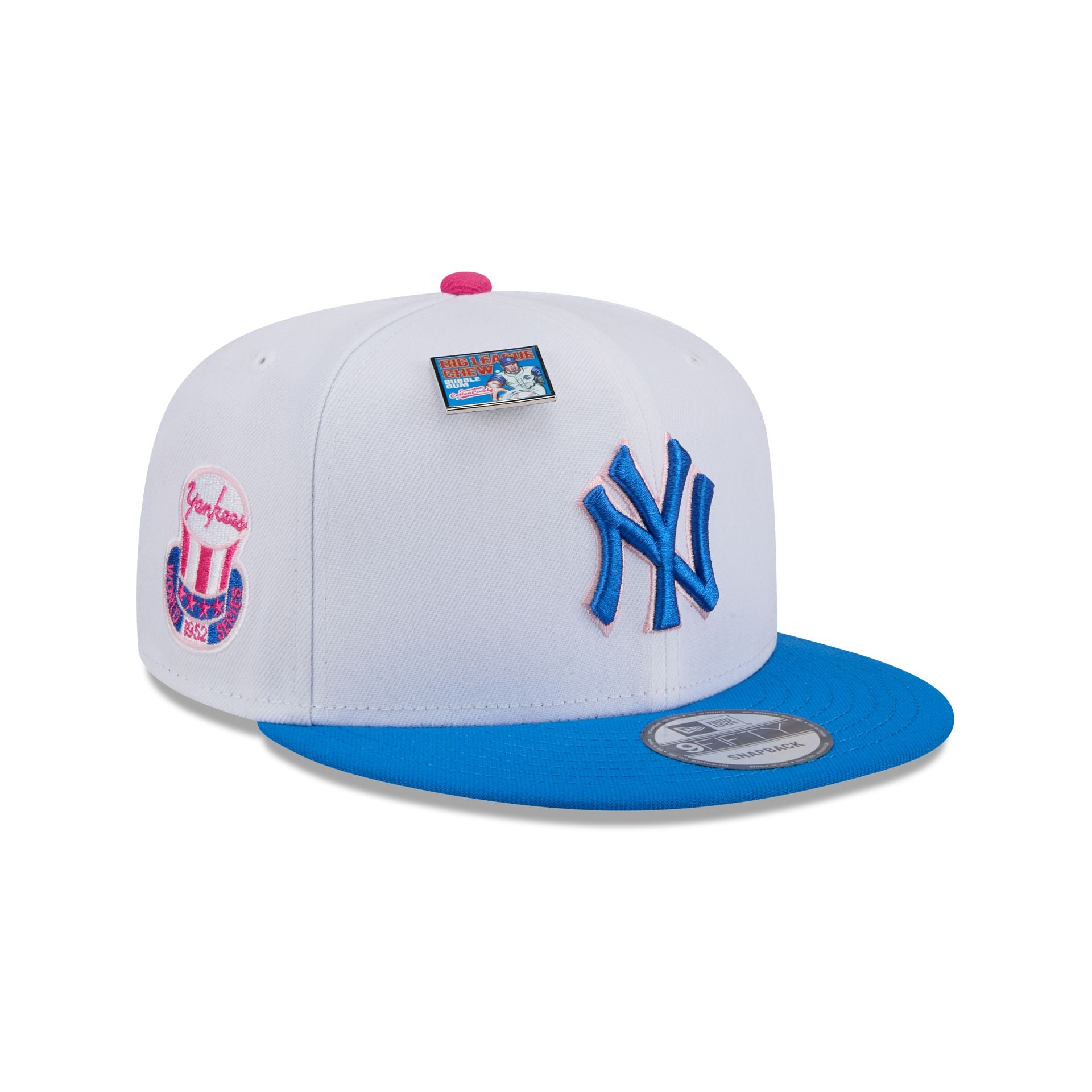 Image of Big League Chew X New York Yankees Cotton Candy 9FIFTY Snapback