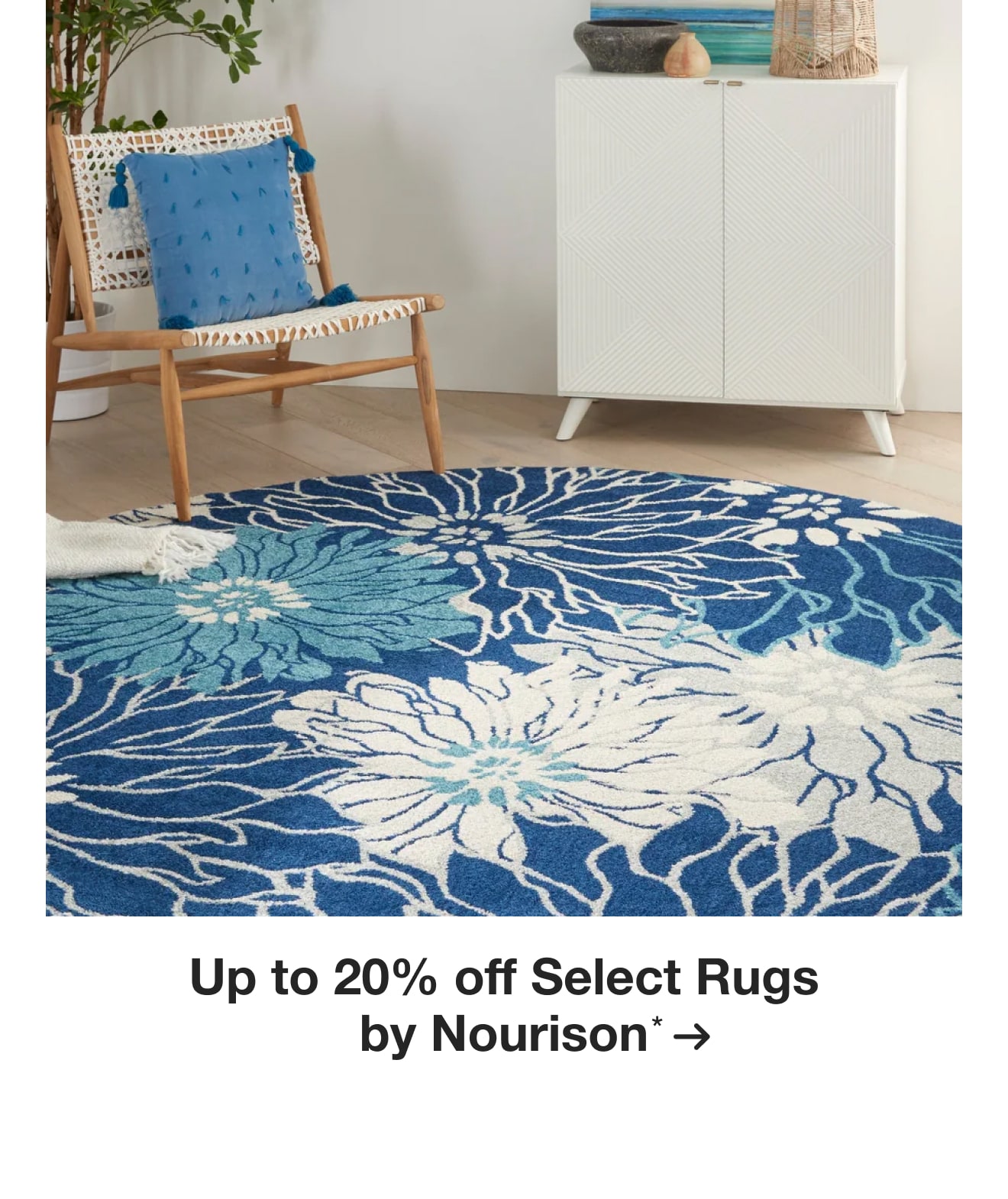 Up to 20% off Select Rugs by Nourison*