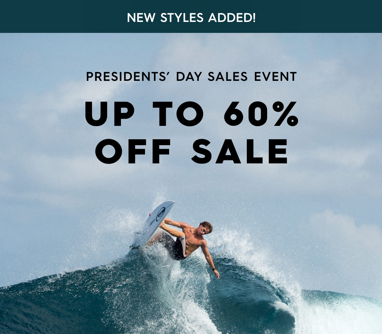 Presidents' Day Sales Event