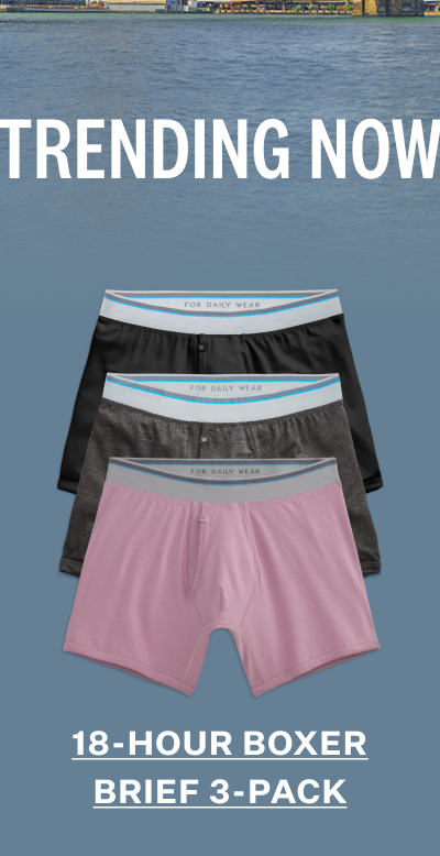 3-Pack 18-Hour Jersey Boxer Briefs