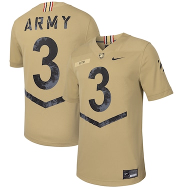  Nike #3 Tan  2023 Rivalry Collection Untouchable Football Replica Jersey