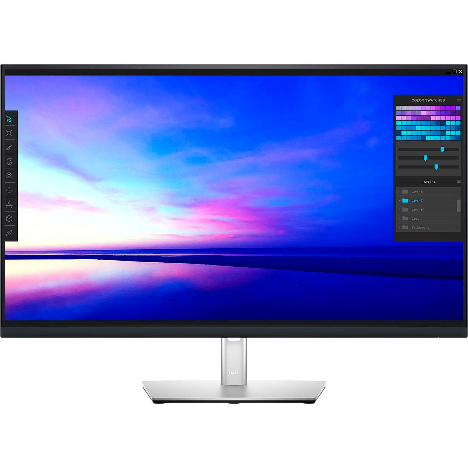 Image of Dell 32" QHD Wide 1440p LCD Monitor - Certified Refurbished