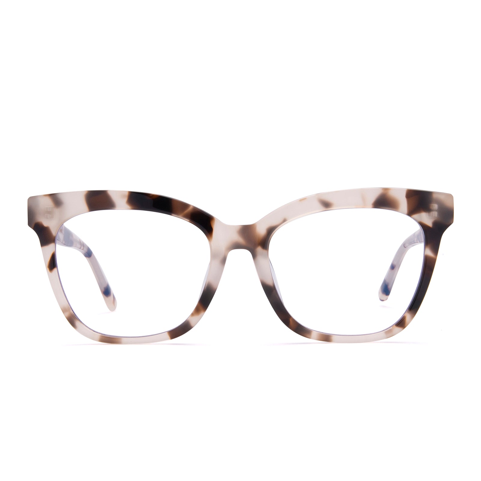 Image of WINSTON - CREAM TORTOISE + CLEAR GLASSES