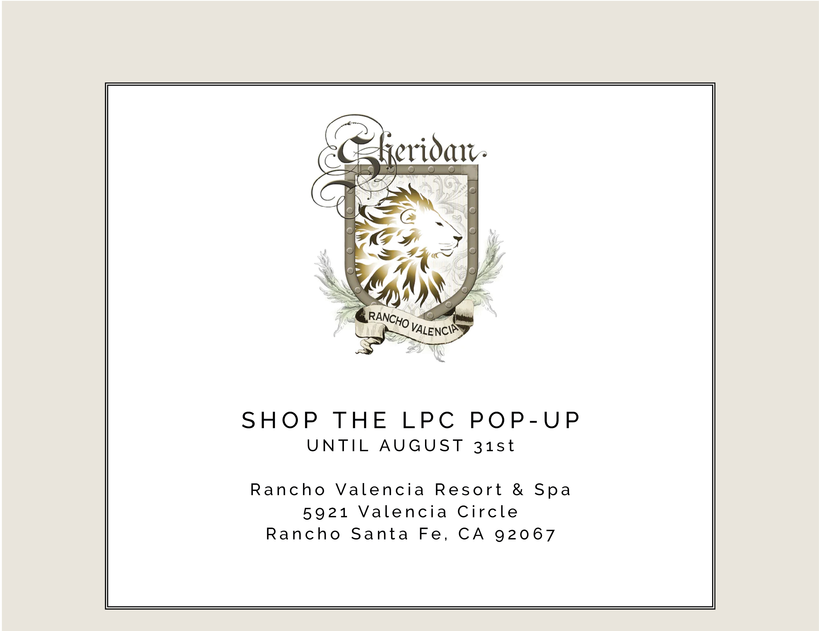 Shop the Pop Up until August 30st!