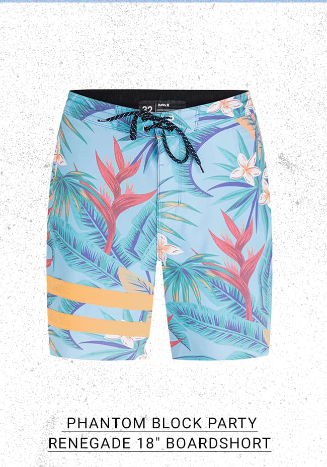 Phantom Block Party Renegade 18'' Boardshort