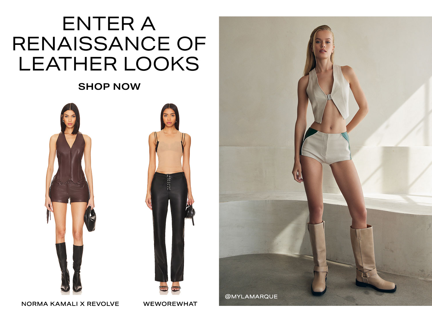 Enter a Renaissance of Leather Looks - Shop Now