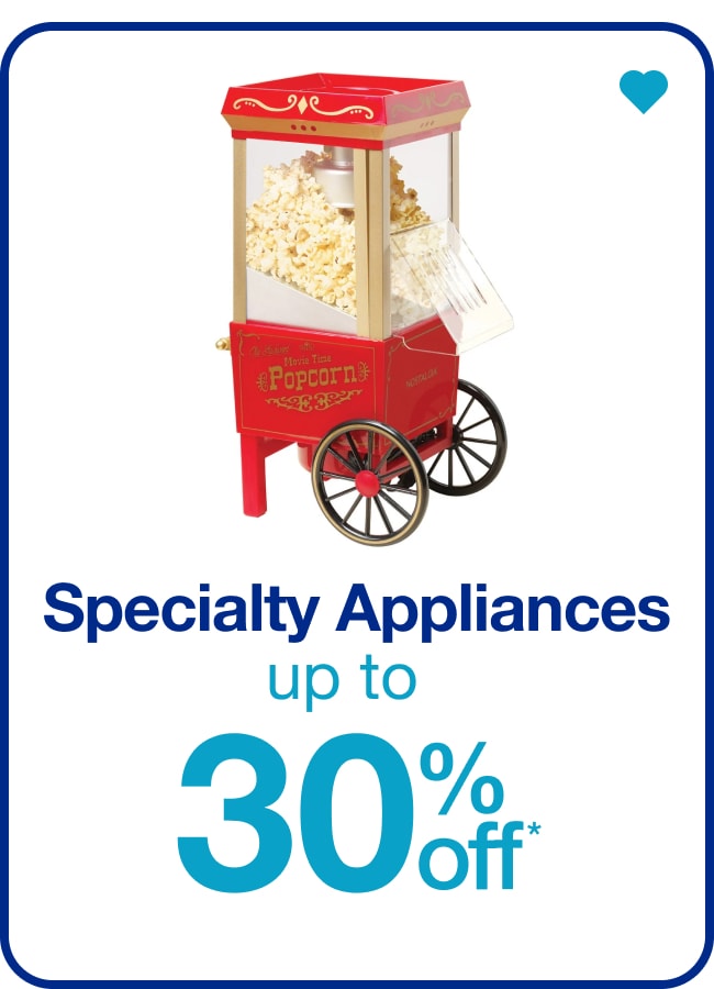 Specialty Appliances â€” Shop Now!