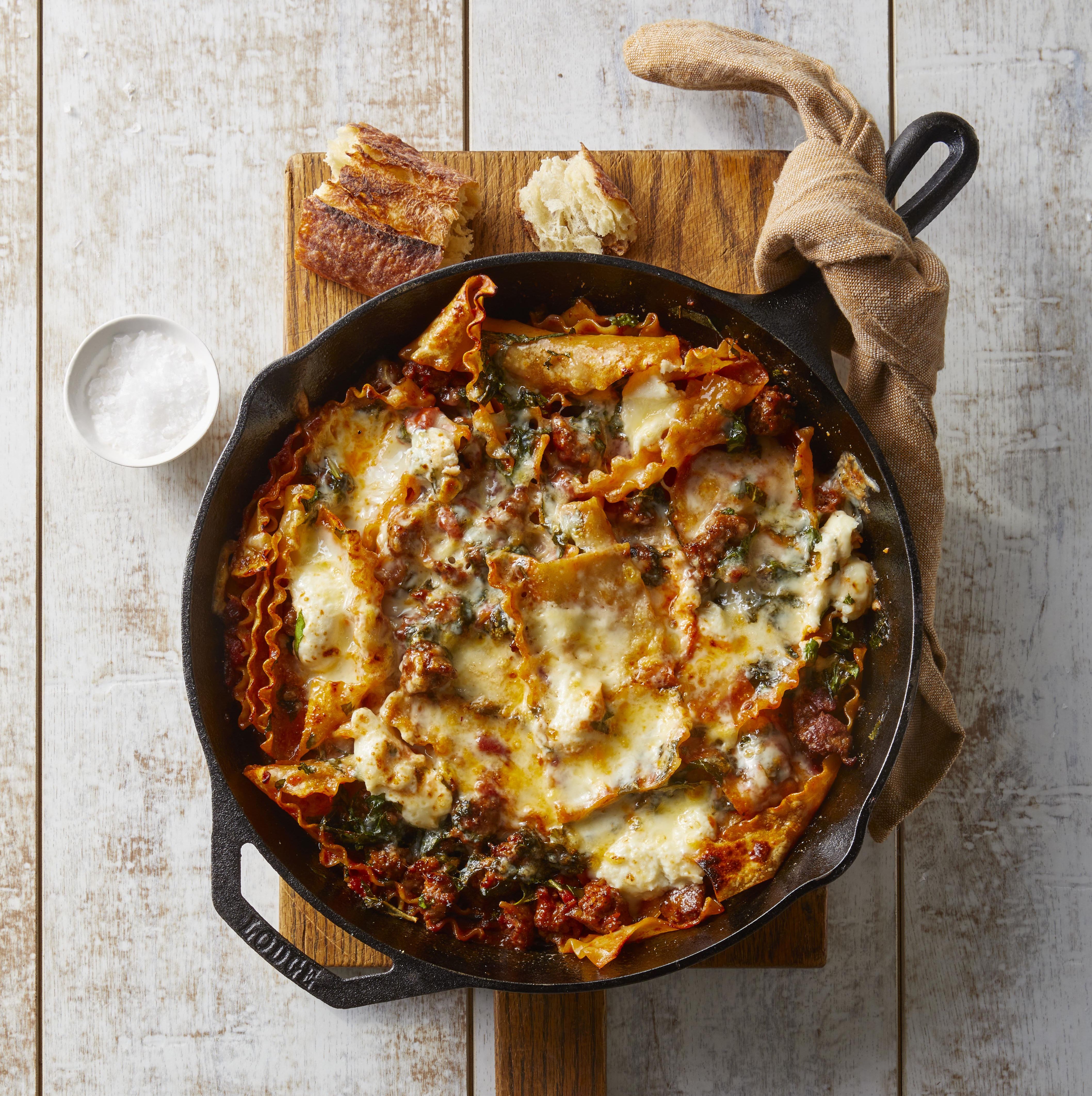 This Cast-Iron Skillet Lasagna Is All Flavor, No Fuss