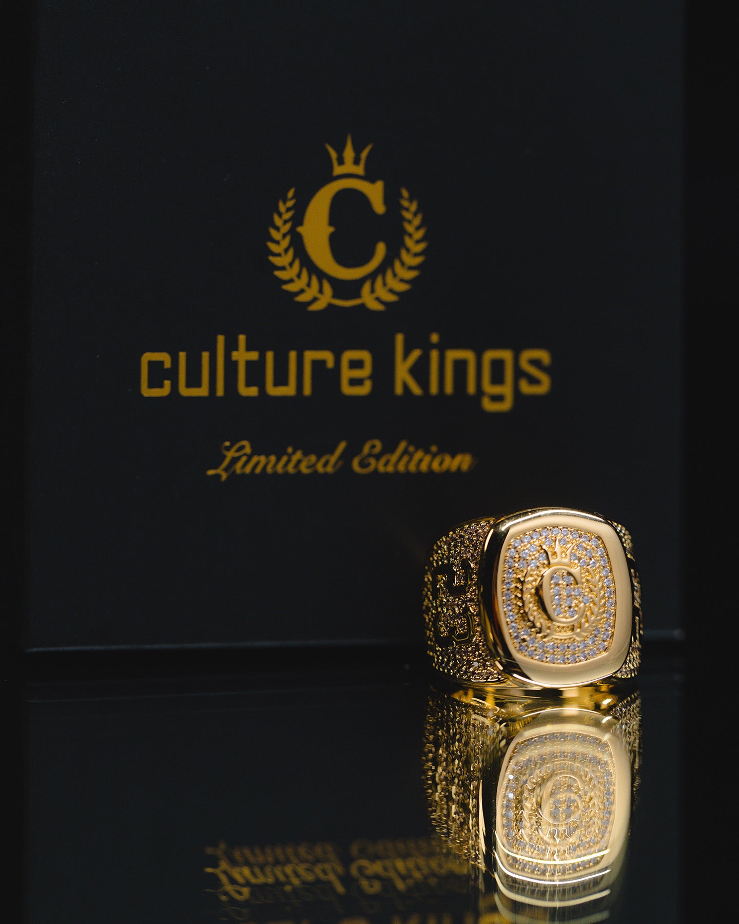 Image of Culture Kings '23 Championship Ring Iced Gold