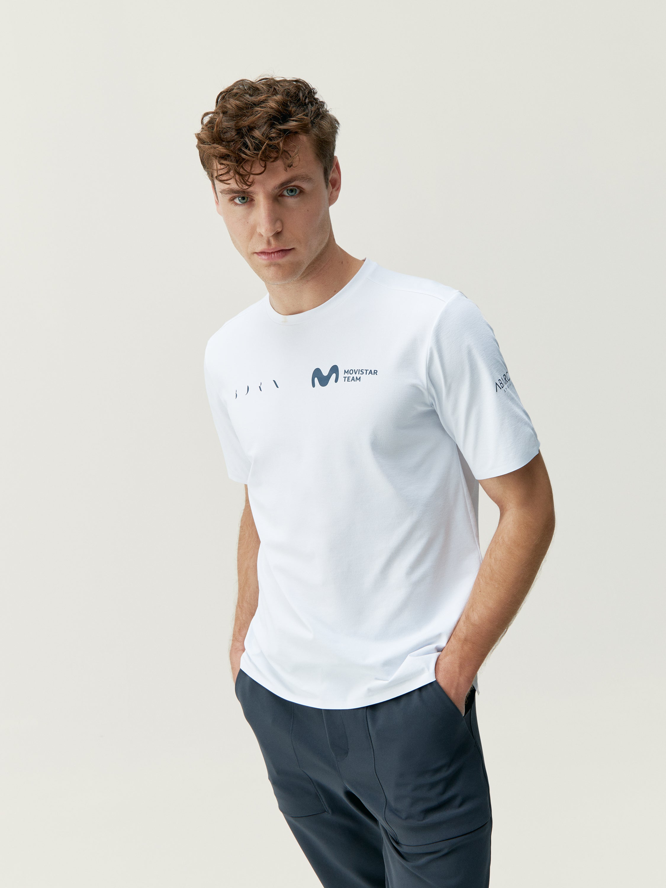 Image of T-Shirt Men's Movistar White