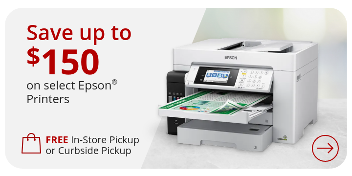 Save up to $150 on Epson Printers