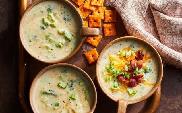 🥦 Tuesday: Cheddar, Broccoli, and Baked Potato Chowder Tuesday's answer to cozy and quick? Cheddar, Broccoli, and Baked Potato Chowder. It's comfort in a bowl, pronto. 