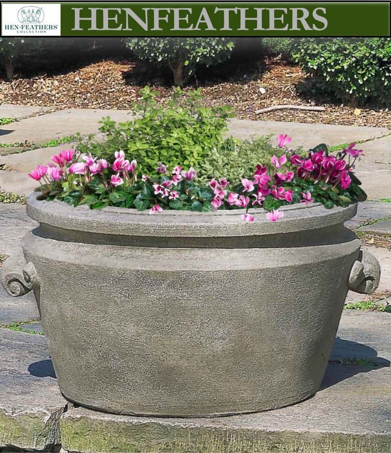 Shop the Scroll Handle Tub Planter