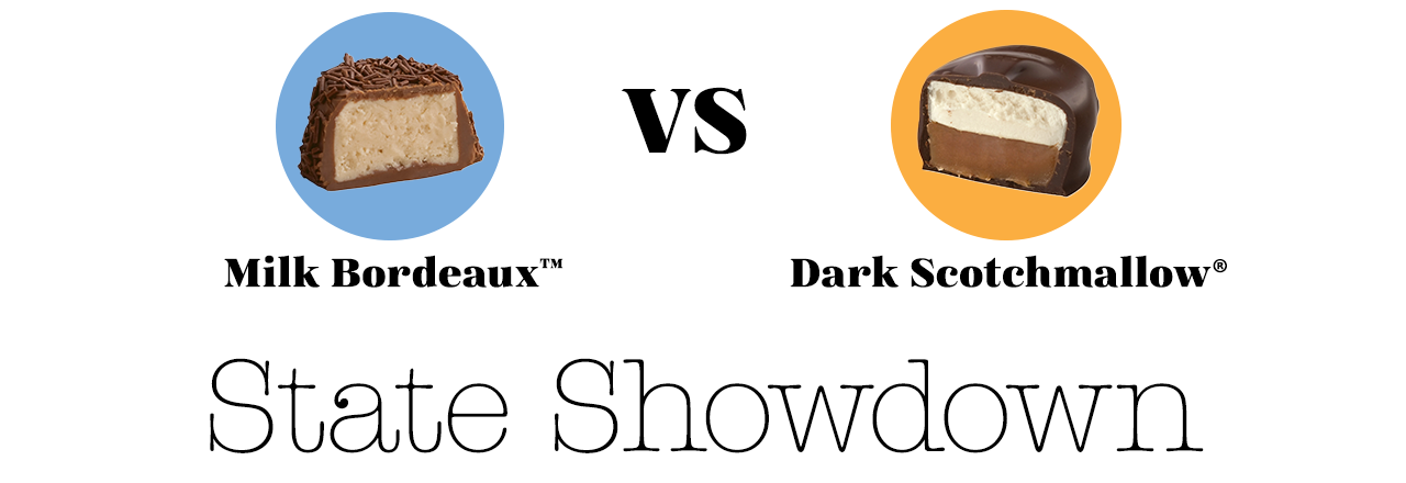 State Showdown: Milk Bordeaux VS Dark Scotchmallow