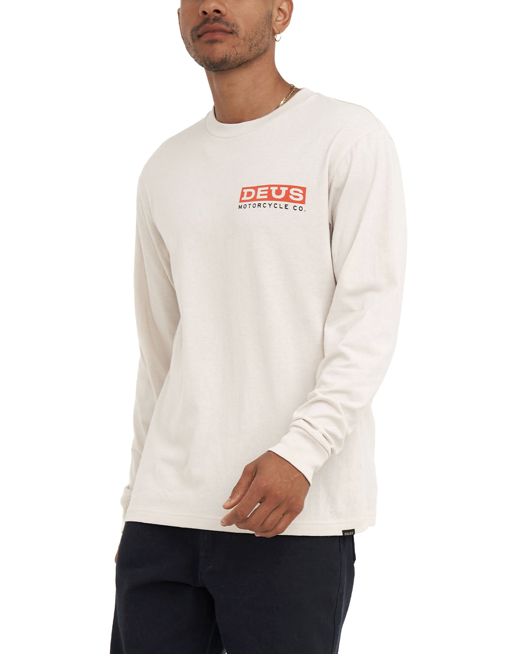 Image of Bigdee Long Sleeve Tee - Dirty White