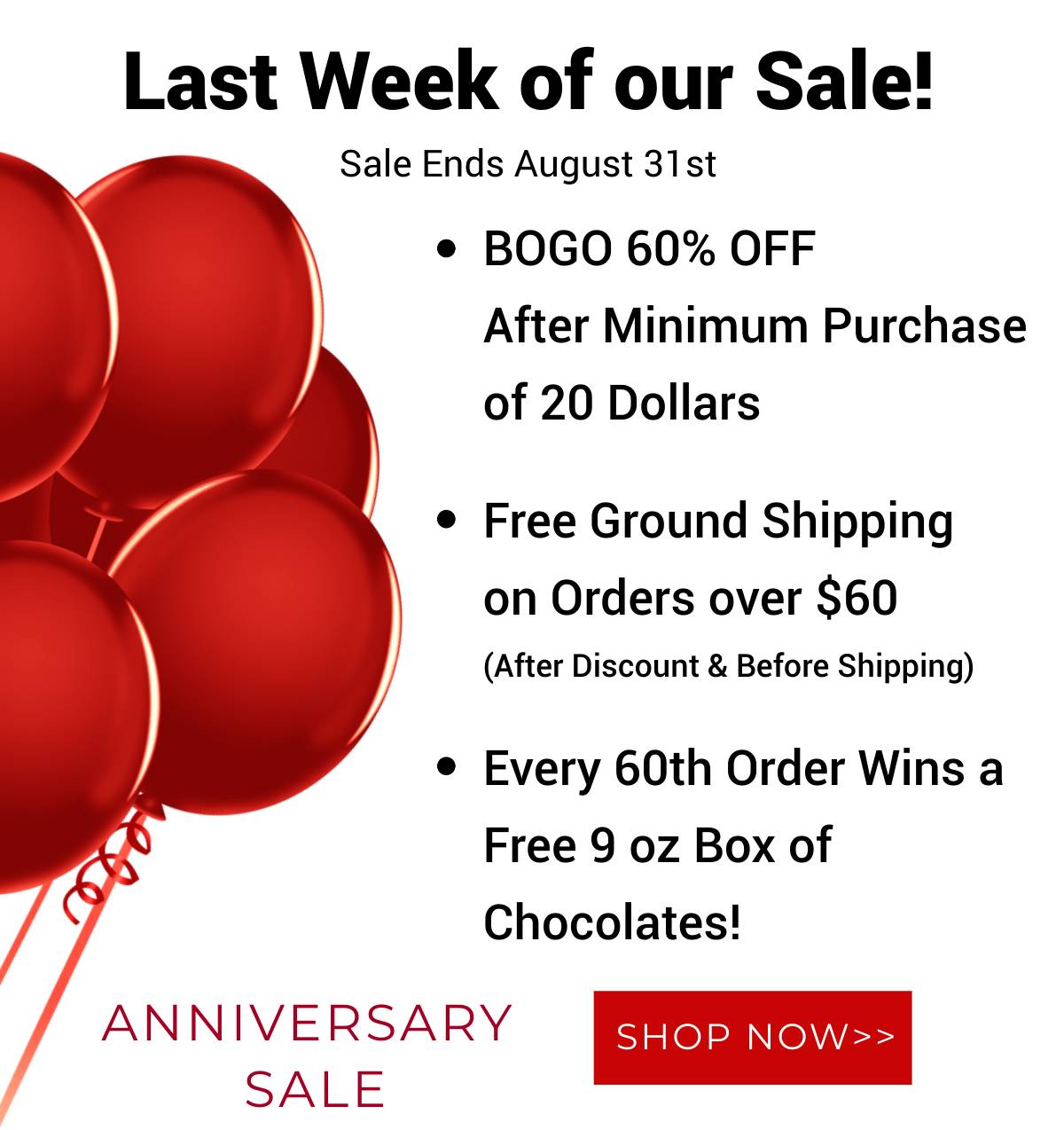 60th Anniversary Deals